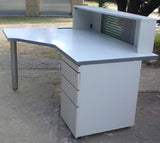 Reception Desk - L Shape with Drawers
