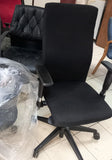 Swivel Chair - High Back - Black - New