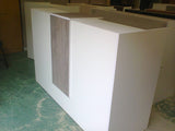 Reception Desk - Grey Stinkwood Panel - 160cm