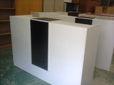 Reception Desk - Black Centre Panel