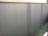 Maple Roller Door Credenzas - Silver door.  Height 152 cm x 120 cm R2,000 each