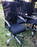 Swivel Chair - Mesh - High Back - Black
