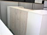 Reception Counter - Ice White - 2 Tower - 220cm