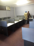 Call Centre Cubicles with Grey Dividers